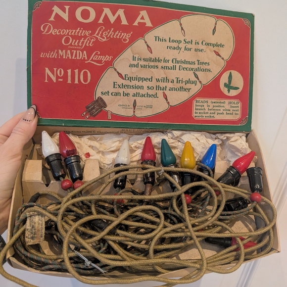 NOMA Decorative Lighting Outfit with Mazda Lamps Vintage String Lights - Picture 2 of 8